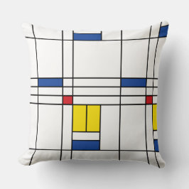 Mondrian II Minimalist de Stijl Modern Art Design Kussen