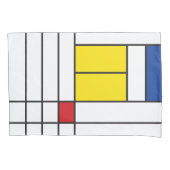 Mondrian II Minimalist de Stijl Modern Art Design Kussensloop (Voorkant)