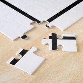 Mondrian II Minimalist de Stijl Modern Art Design Legpuzzel (Zijkant)