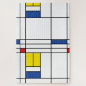 Mondrian II Minimalist de Stijl Modern Art Design Legpuzzel (Verticaal)