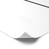 Mondrian II Minimalist de Stijl Modern Art Design Poster (Hoek)