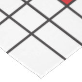 Mondrian II Minimalist de Stijl Modern Art Design Tafelkleed (Gekanteld)