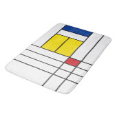 Mondrian II Minimalistische De Stijl Moderne Kunst Badmat (Gekanteld)