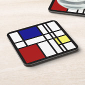 Mondrian Impression Art Onderzetter (Linkerzijde)