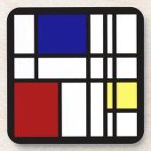 Mondrian Impression Art Onderzetter (Voorkant)