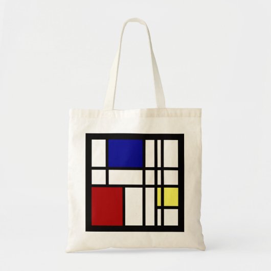 Mondrian Impression Art Tote Bag (Voorkant)