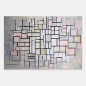 Mondrian Inpakpapier Vel (Voorkant 2)