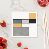 Mondrian inspiratie servet (Insitu)