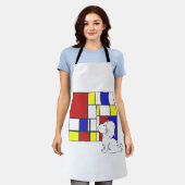 Mondrian Inspired Chamomile Schort (Gedragen)