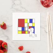 Mondrian Inspired Chamomile Servet (Insitu)