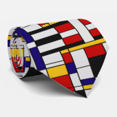 Mondrian Jazz Stropdas (Opgerold)