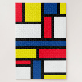 Mondrian Legpuzzel