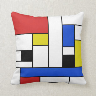 Mondrian Lijnen Worp Kussen