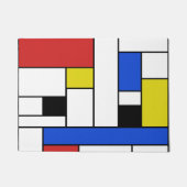 Mondrian Lines 18" x 24" deurmat (Voorkant)