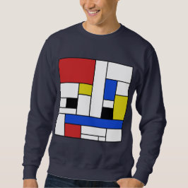 Mondrian Lines Mannen Sweatshirt