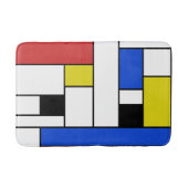 Mondrian Lines Medium Badmat (Voorkant)