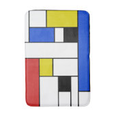 Mondrian Lines Medium Badmat (Voorkant Verticaal)