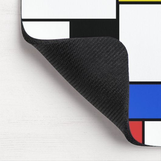 Mondrian Lines Mousepad Muismat (Hoek)