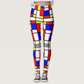 Mondrian Mash Leggings (Voorkant)