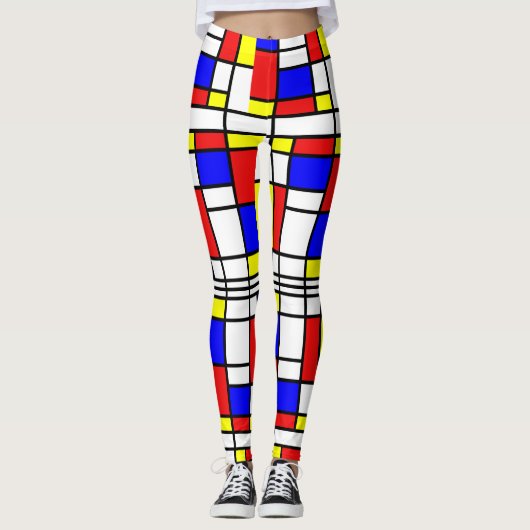 Mondrian Mash Leggings (Voorkant)