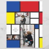 Mondrian Minimalist De Stijl Geo Modern Art Foto (Voorkant)