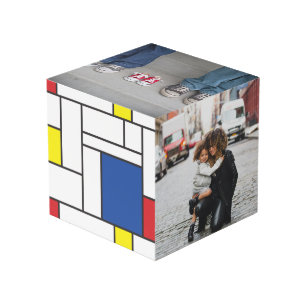 Mondrian Minimalist De Stijl Geo Modern Art Foto Kubus