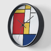 Mondrian Minimalistische Abstracte Kunstcompositie (Hoek)