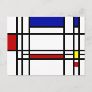 Mondrian Modern Art Briefkaart