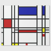 Mondrian Modern Art Cadeaupapier (Vlak)