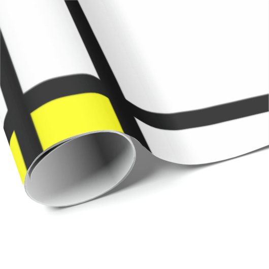 Mondrian Modern Art Cadeaupapier (Rol Hoek)