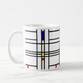 Mondrian Modern Art Koffiemok (Links)