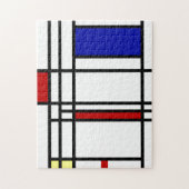 Mondrian Modern Art Legpuzzel (Verticaal)