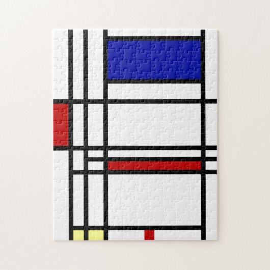 Mondrian Modern Art Legpuzzel (Verticaal)