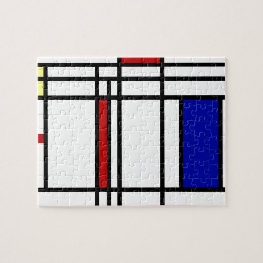 Mondrian Modern Art Legpuzzel (Horizontaal)