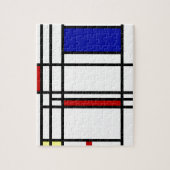 Mondrian Modern Art Legpuzzel (Verticaal)