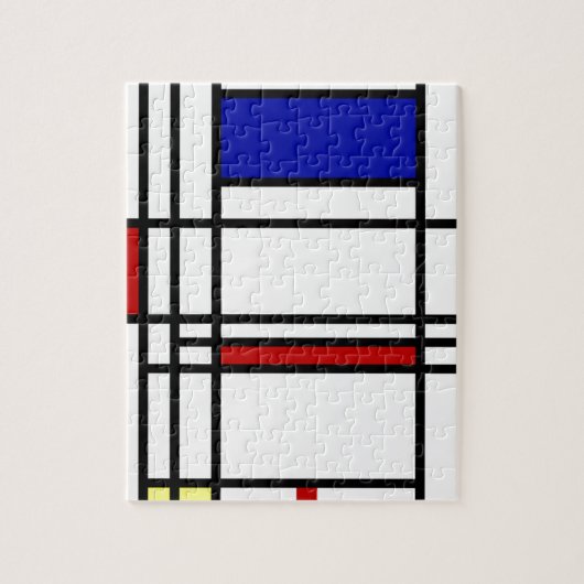 Mondrian Modern Art Legpuzzel (Verticaal)