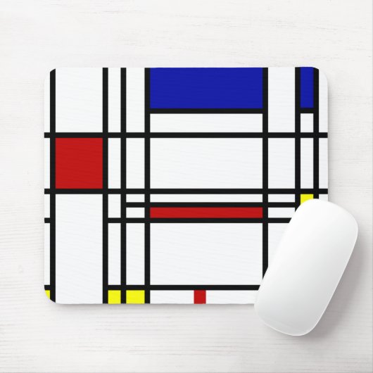 Mondrian Modern Art Muismat (Met muis)