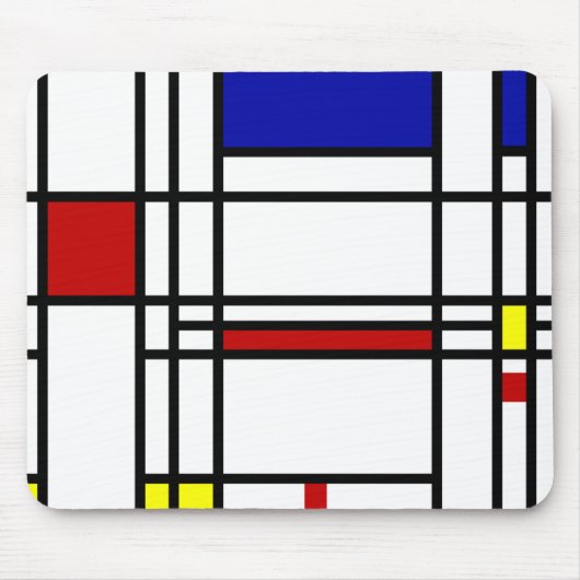 Mondrian Modern Art Muismat (Voorkant)