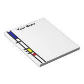Mondrian Modern Art Notitieblok (Schuin)