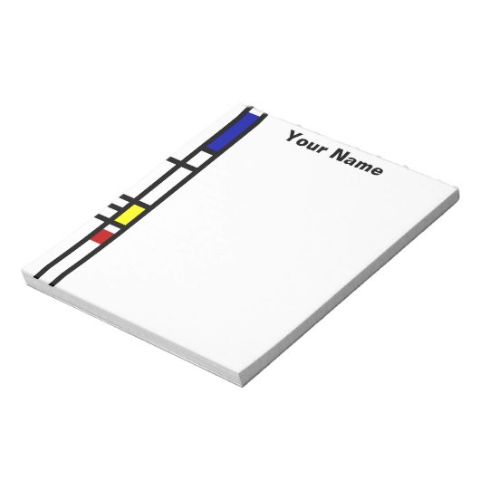 Mondrian Modern Art Notitieblok (Linkerzijde)
