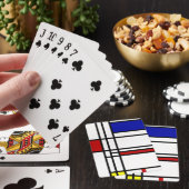 Mondrian Modern Art Pokerkaarten (Insitu)