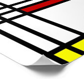 Mondrian Modern Art Poster (Hoek)