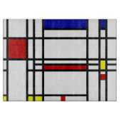 Mondrian Modern Art Snijplank (Voorkant)
