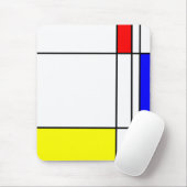 Mondrian Mousepad Muismat (Met muis)