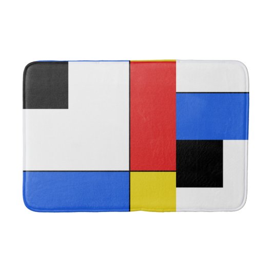 Mondrian Neoplasticism Badmat (Voorkant)