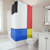 Mondrian Neoplasticism Douchegordijn (In situ)