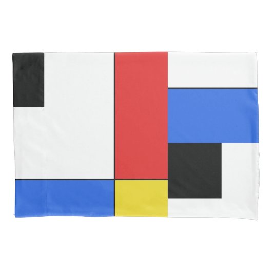 Mondrian Neoplasticism Kussensloop (Voorkant)