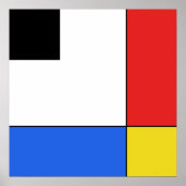 Mondrian Neoplasticism Poster (Voorkant)