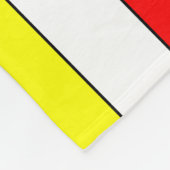 Mondrian nr. 47 fleece deken (Hoek)