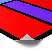 Mondrian nr. 482 poster (Hoek)
